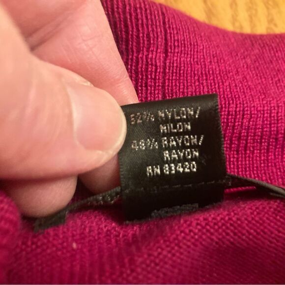 August Silk Fuchsia Puckered Cardigan - Picture 6 of 10